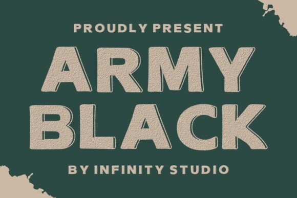 Army Black Font for Bold Editorial Headlines