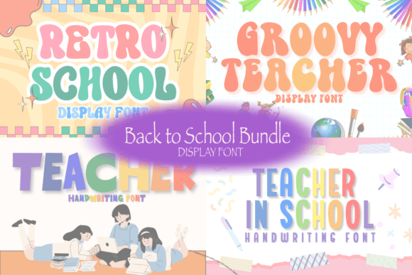 Back to School Bundle: A Handwritten Font for Makers