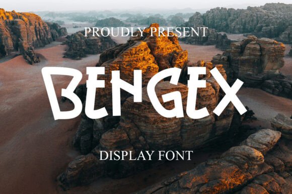 Bengex: A Modern Display Font for Digital Design