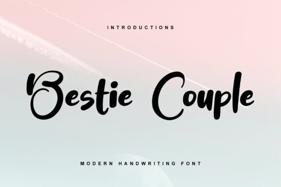 Bestie Couple: A Playful Display Font for Cheerful Brands