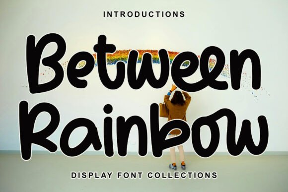 Between Rainbow Font for Playful Product Design