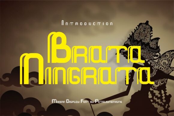 Brata Ningrata Typeface for Elegant Branding