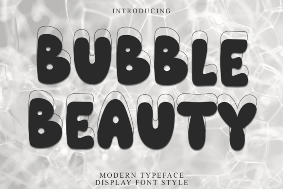 Bubble Beauty Typeface for Festive Branding