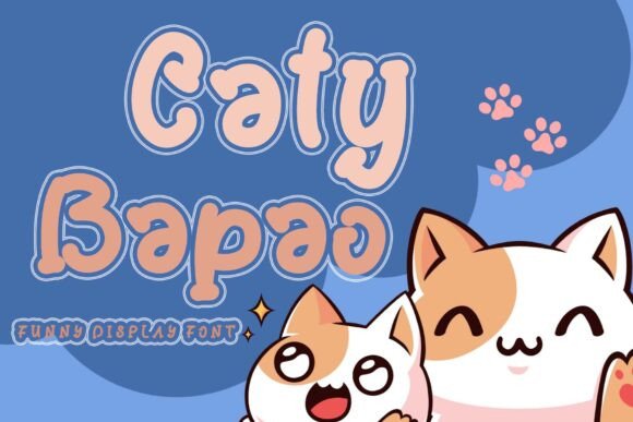 Caty Bapao: A Cute Display Font for Makers