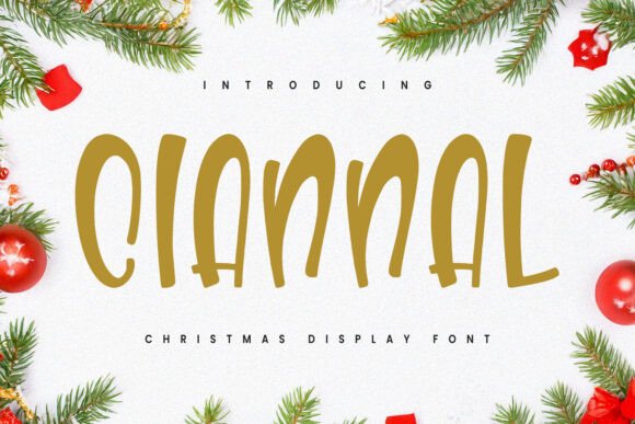 Ciannal: A Handwritten Display Font for Branding