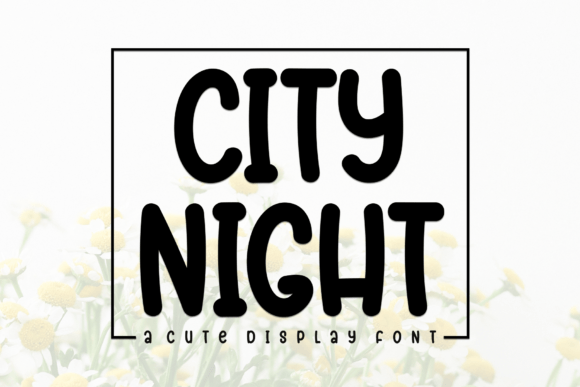 City Night Font for Bold Campaign Headlines