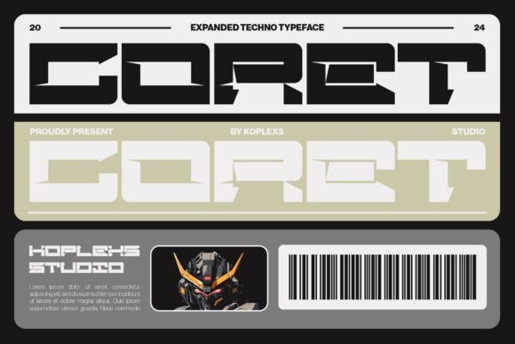 Coret Typeface for Modern Editorial Design
