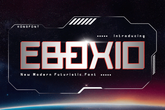 Eboxio: A Futuristic Font for Modern Brands