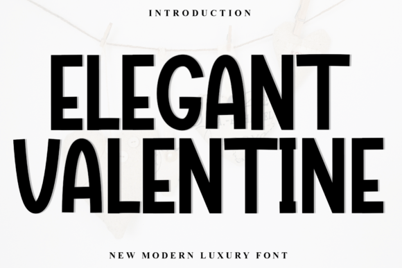 Elegant Valentine Font: A Bold Display Choice