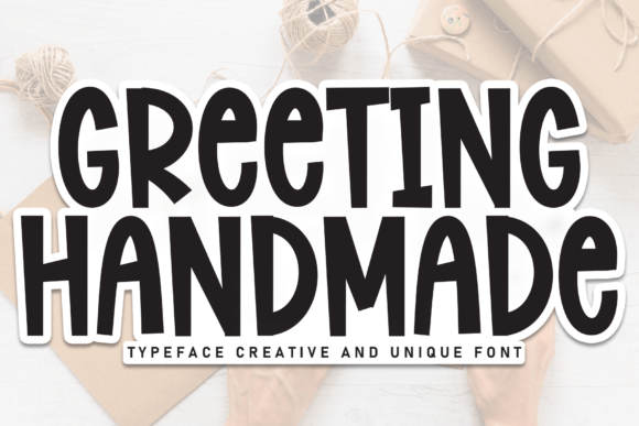 Greeting Handmade Font for Scroll-Stopping Social Media