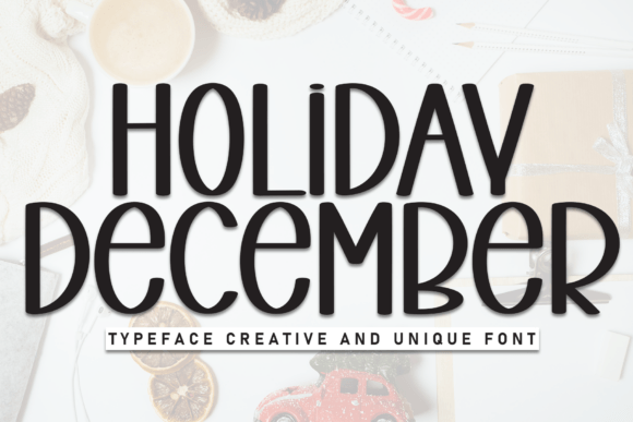 Holiday December: A Festive Handwritten Font for Makers