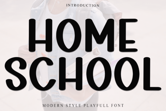 Home School Font for Crafters and Sellers