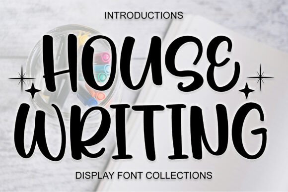 House Writing: A Premium Display Font for Digital Elegance