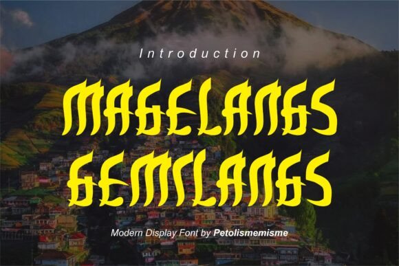 Magelang Gemilang: The Ultimate Display Typeface