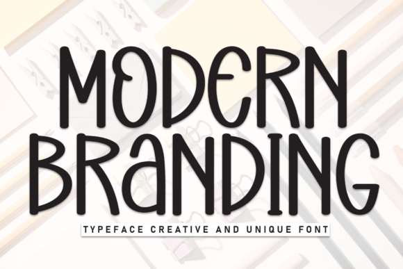 Modern Branding Typeface for Digital Layouts