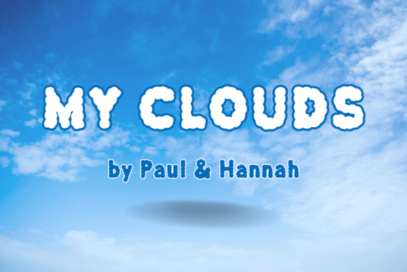 My Clouds Typeface for Digital Design