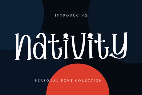Nativity: A Unique Handwritten Display Font for Editorial Design