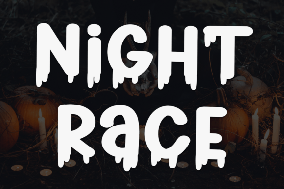 Nighty Race: A Whimsical Display Font for Modern Brands