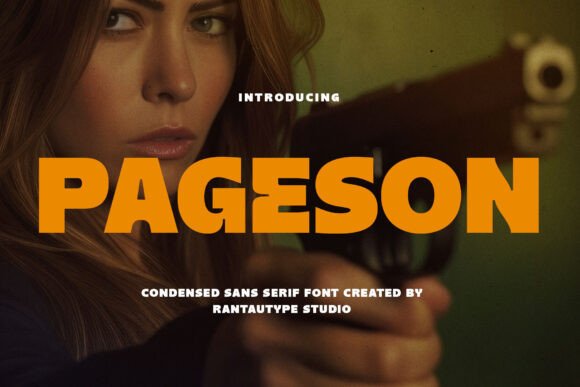 Pageson: A Bold Display Font for Strong Branding