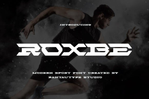 Roxbe: A Futuristic Display Font for Bold Makers