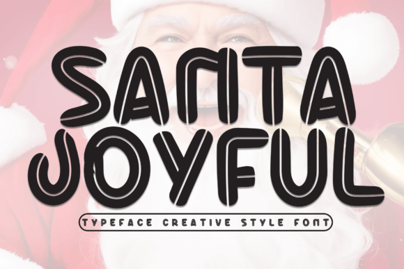 Santa Joyful: A Handwritten Typeface for Editorial Charm