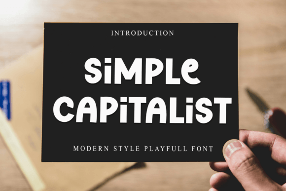 Simple Capitalist: A Warm Display Font for Modern Editors