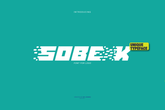 Sobek Typeface: A Bold Display Font for Logos