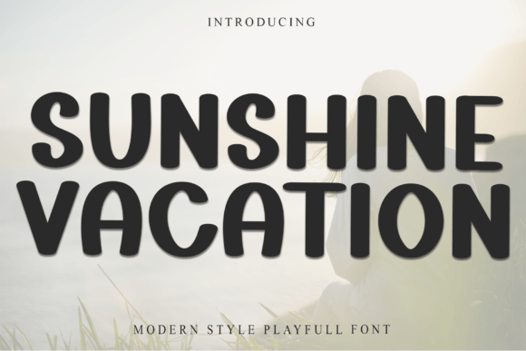 Sunshine Vacation Font for Crafters