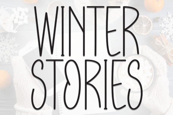 Winter Stories Handwritten Font for Branding
