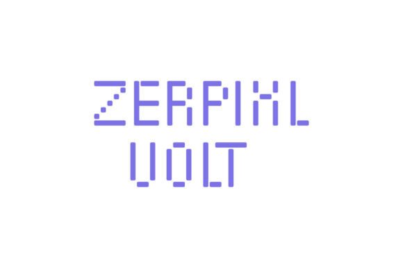 Zerpixl Volt: A Bold Display Font for Modern Brands